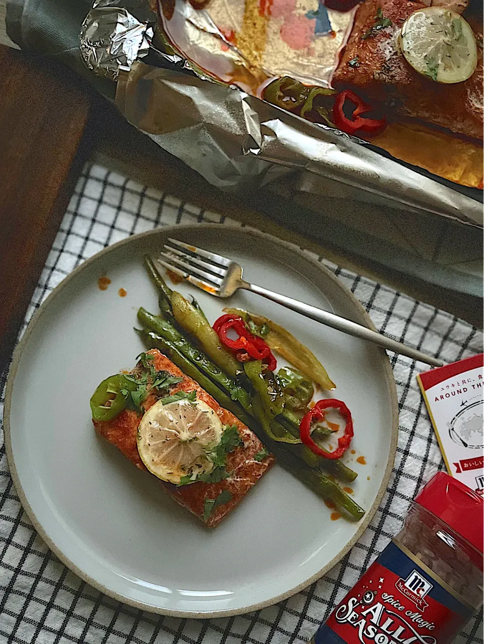 Snapdishの料理写真:🟠まるさんの料理 秋鮭のホイル焼き|まる(丸大豆)さん