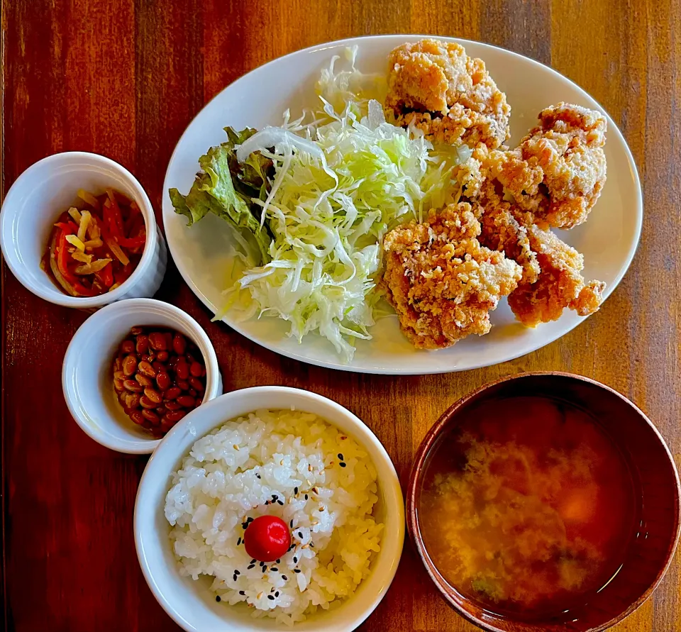 から揚げ定食　カフェランチ|Noriyuki Saitoさん