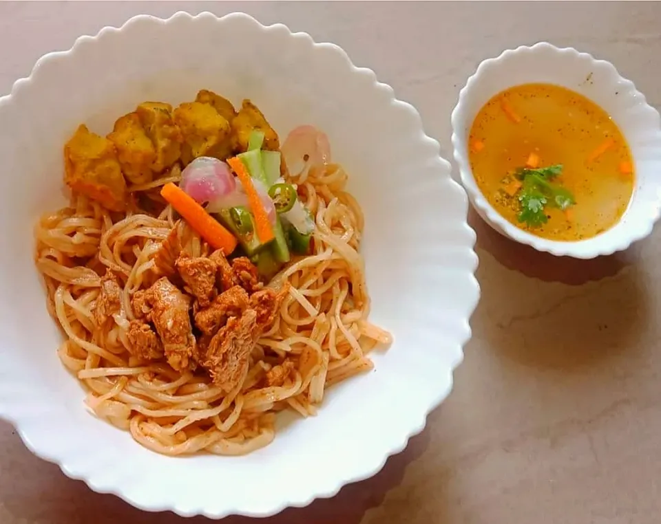 Mie ayam pangsit (homemade)|Mrs.Tandoori Channelさん