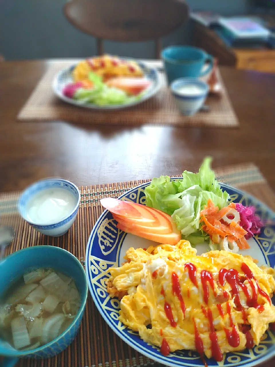 昨日の朝ごはん🌅！|まめころさん