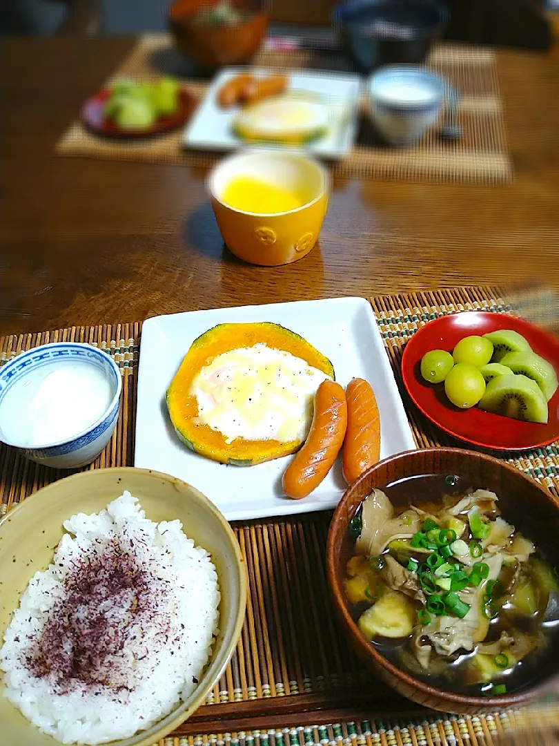 朝ごはん🌄！|まめころさん