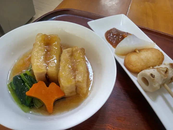 挽き肉挟み高野豆腐の
揚げ煮
みそおでん|よもむぎさん