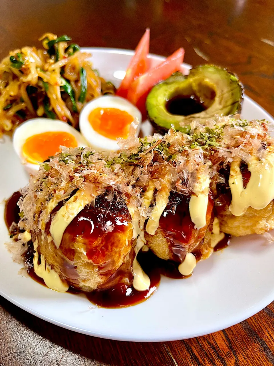 油揚げ包みのお好み焼き風|凛さん