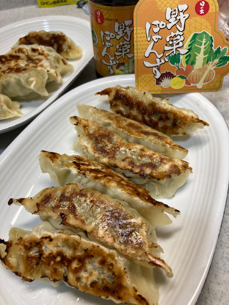 餃子ポン酢で🥟