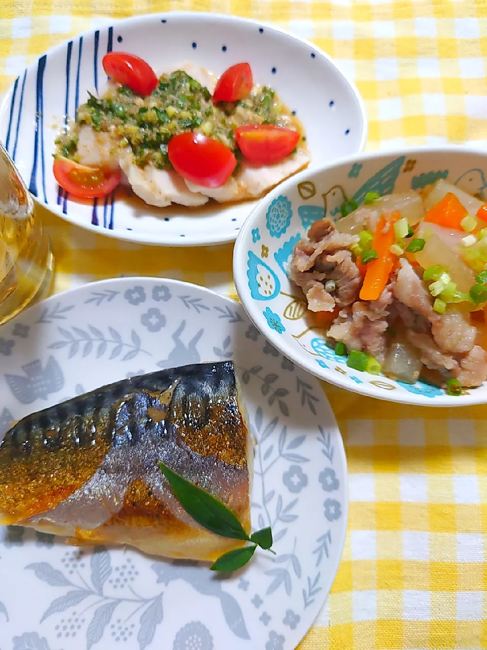 Snapdishの料理写真:サバの塩焼き定食|🍒ふみりん🍒さん