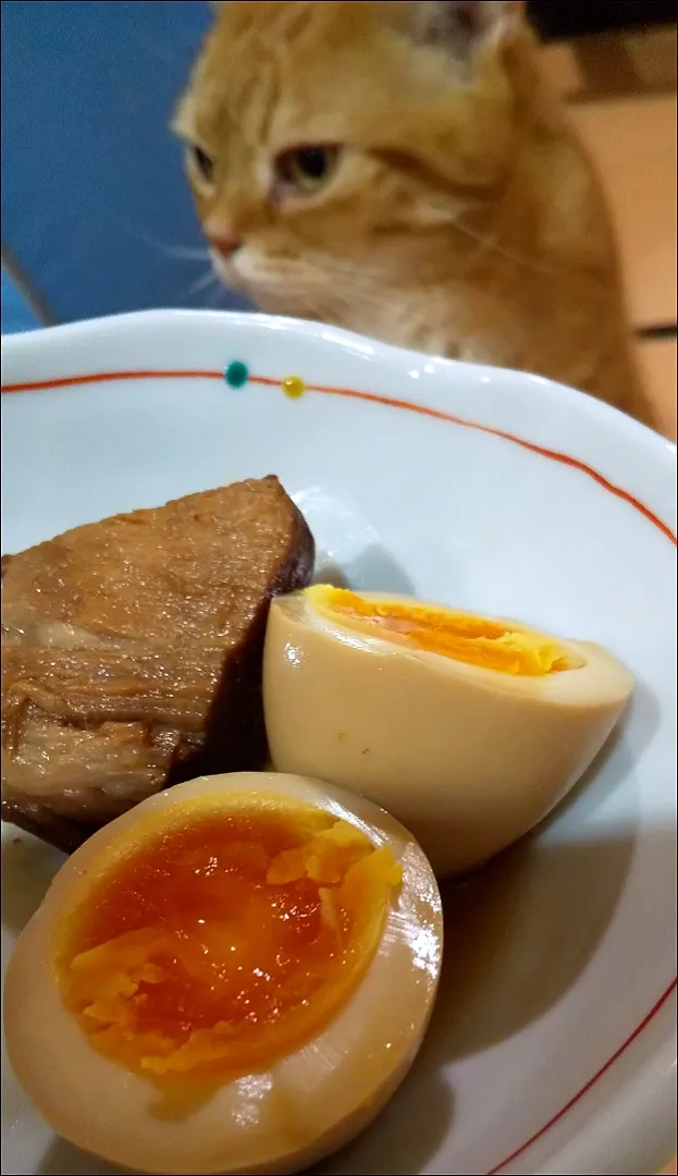 豚角煮と煮たまご🥚|さくらんぼさん