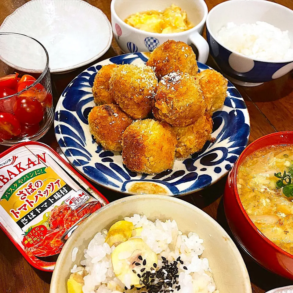 Snapdishの料理写真:さばのトマトパッツァ缶コロッケ|ichikayaさん