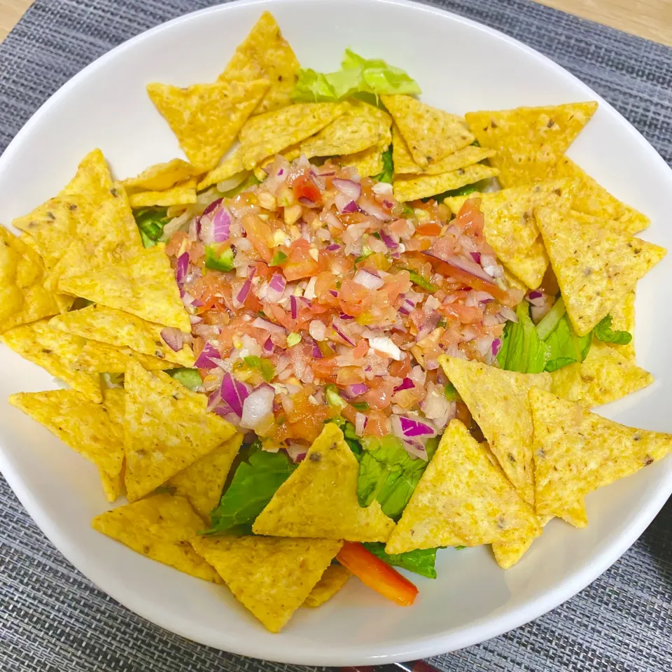 フレッシュサルサのメキシカンサラダ|OLの気ままご飯🍽さん