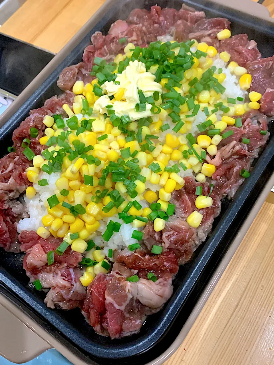 Snapdishの料理写真:ペッパーランチ風ごはん|ぺろたんさん