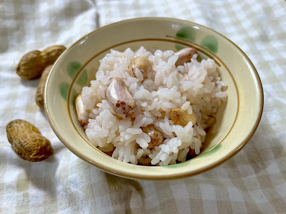 落花生ご飯|千鶴さん