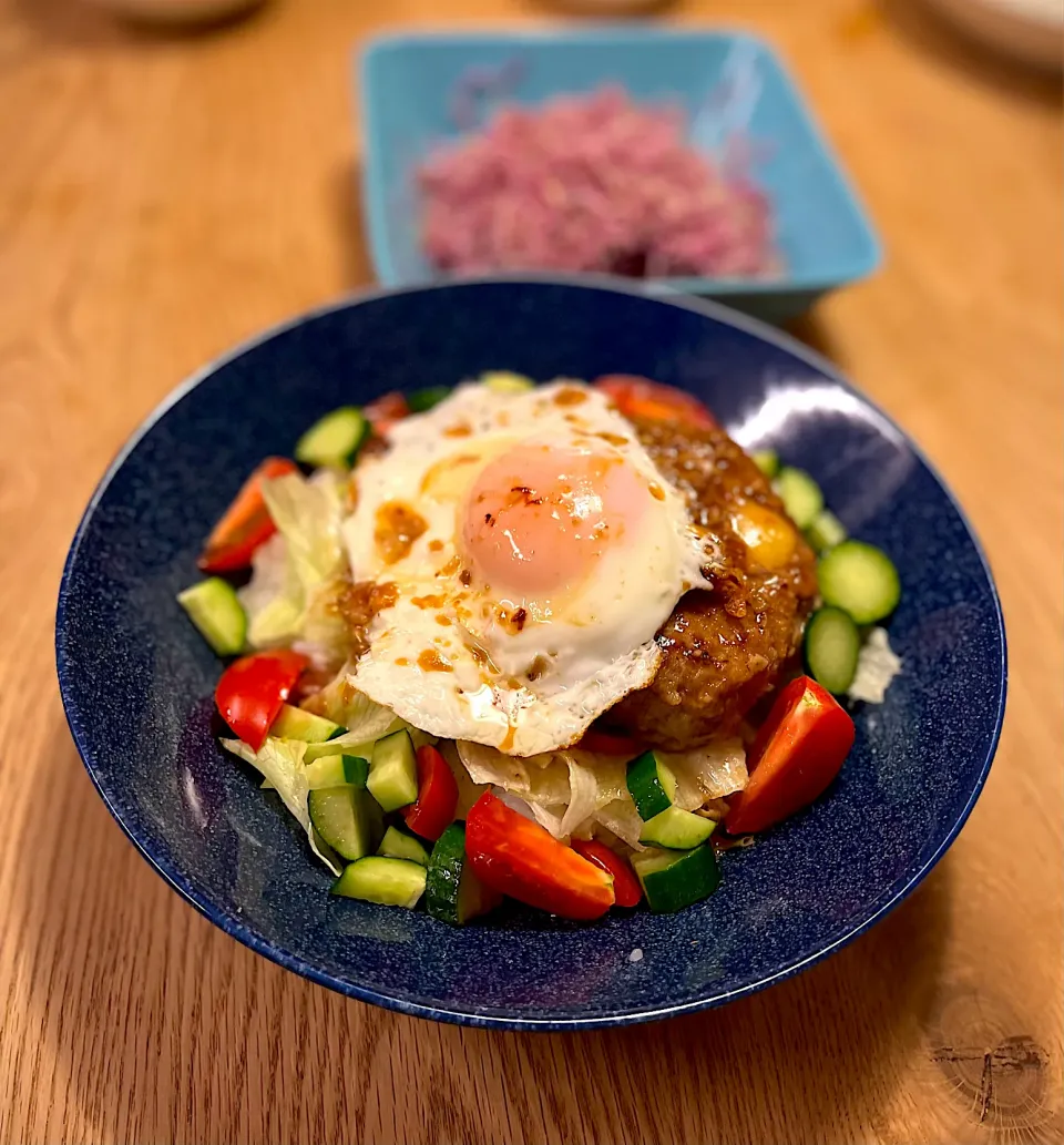 ロコモコ丼🍳|わたげさん