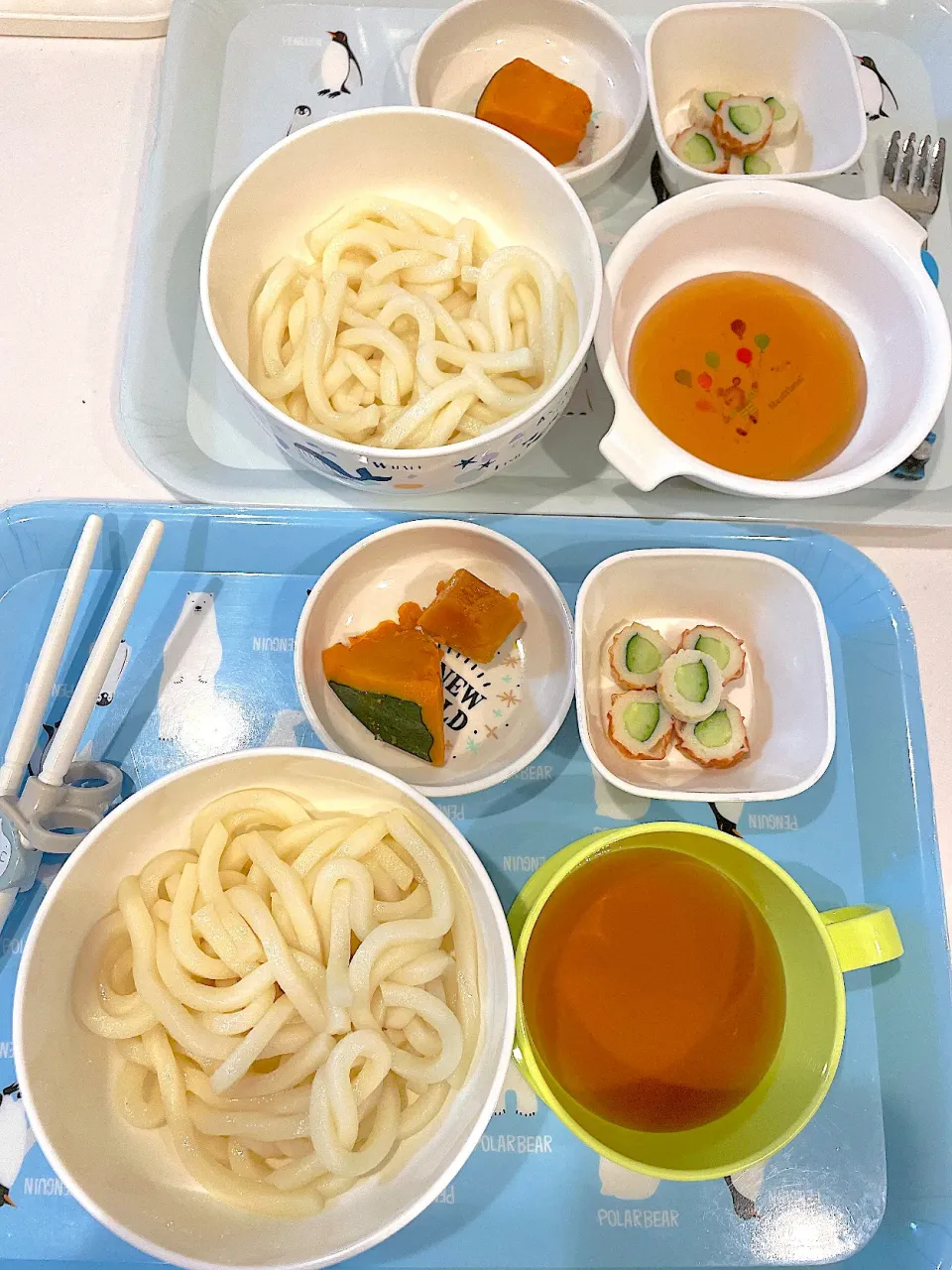 〜息子達の晩ご飯　うどん　幼児食〜2022.10.12|yuuさん