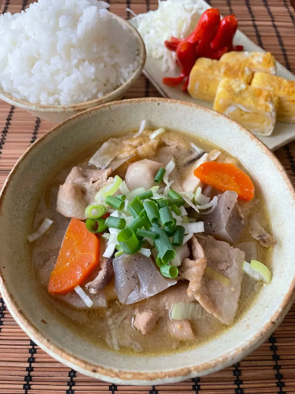 深夜食堂の豚汁定食|アッチさん