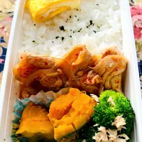 10/13(木)豚キムチ弁当|ちくわさん