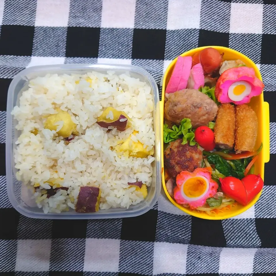 2022年10月13日（木）のお弁当🍱。

明日は遠足の為、お弁当🍱はいりません。|ママちんさん