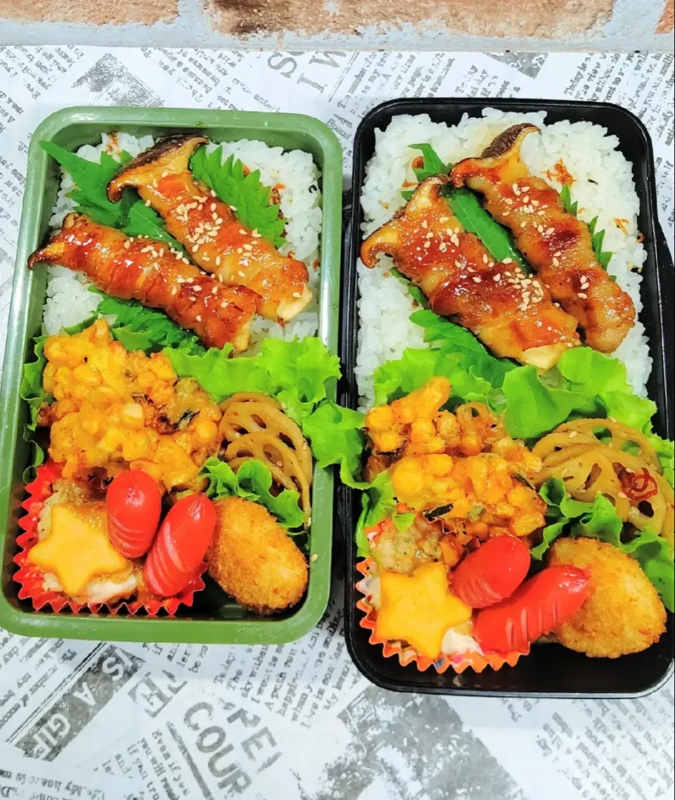 エリンギの肉巻き弁当☆|とももんさん