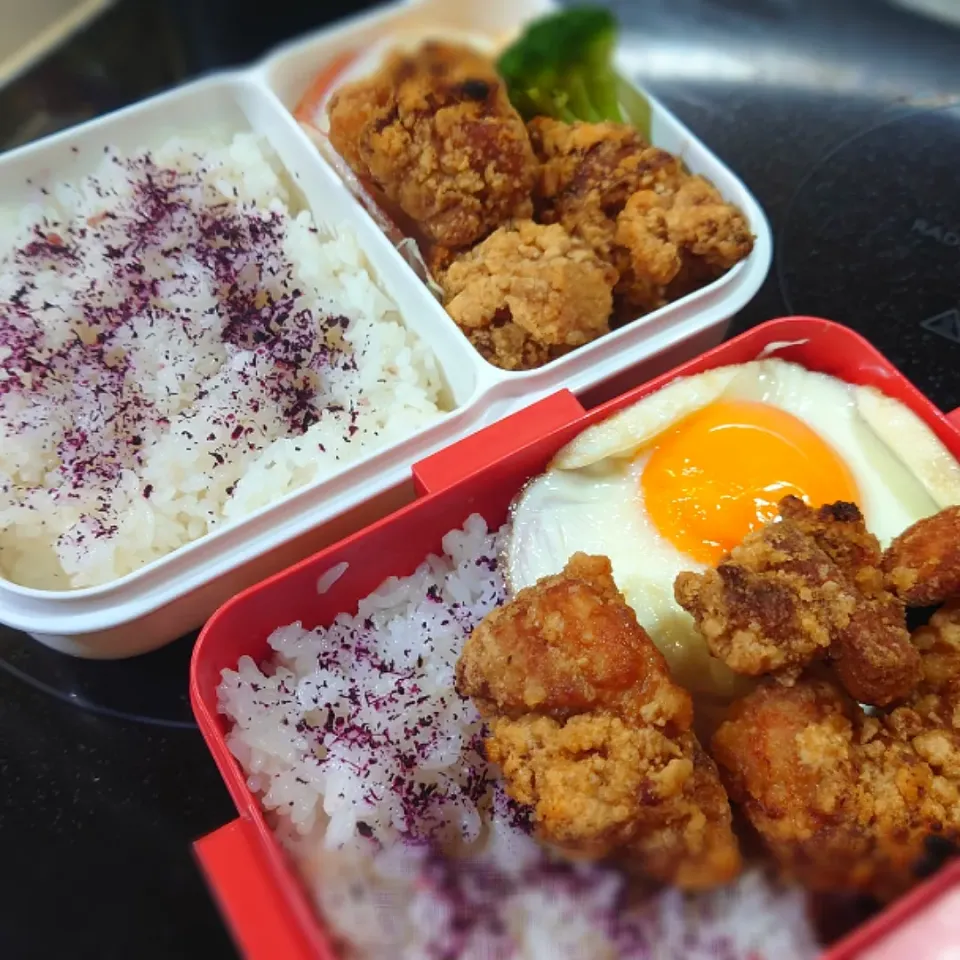 Snapdishの料理写真:今日の二人弁当|yumihahaさん