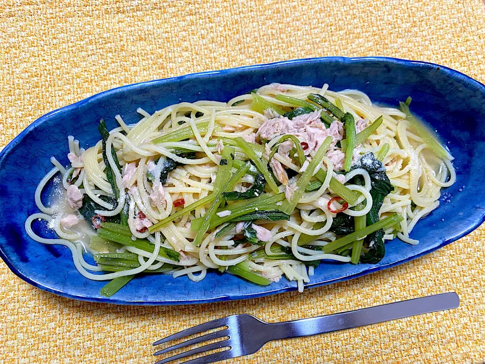 4日連続のペペロンチーノ🍝|1614さん