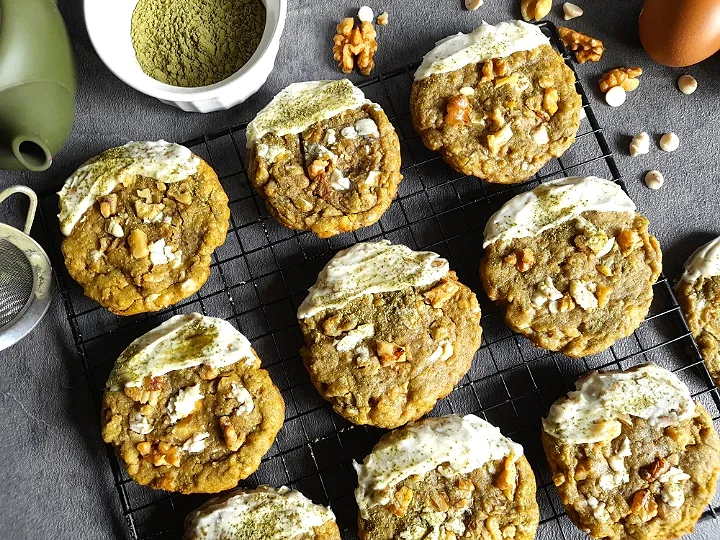 Snapdishの料理写真:Matcha Walnut Cookies again.|Torikoshii Turiyoさん