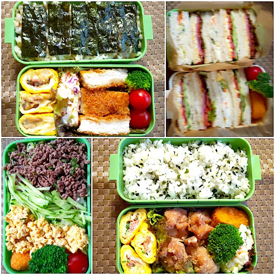 Boxlunch for kids🍴先週のお弁当🍱|🌈Ami🍻さん