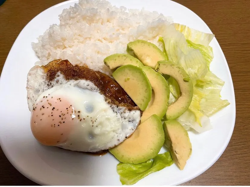 ロコモコ丼|ポテ子さん