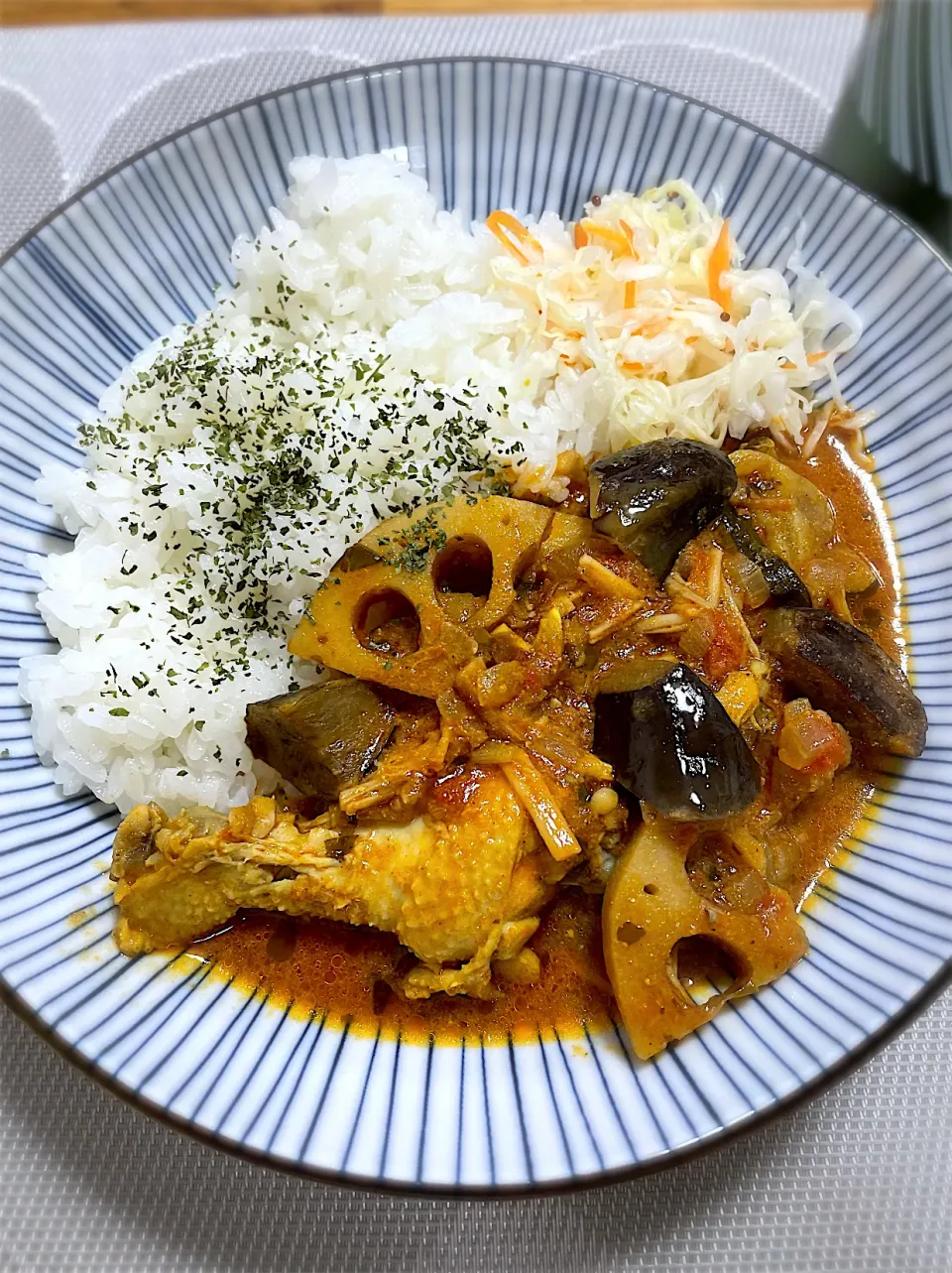 バターチキンカレー⇒からの野菜たっぷりカレー|morimi32さん