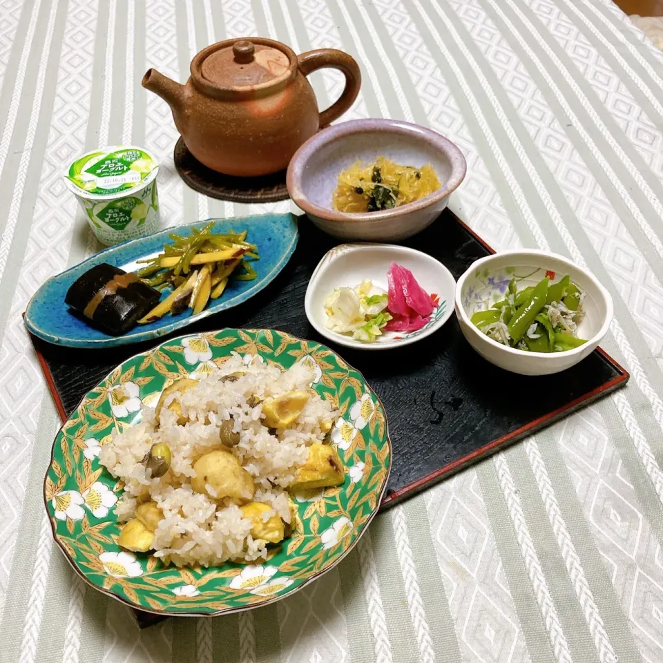 grandmaの晩ごはん☆栗ごはん🌰|kaoriさん