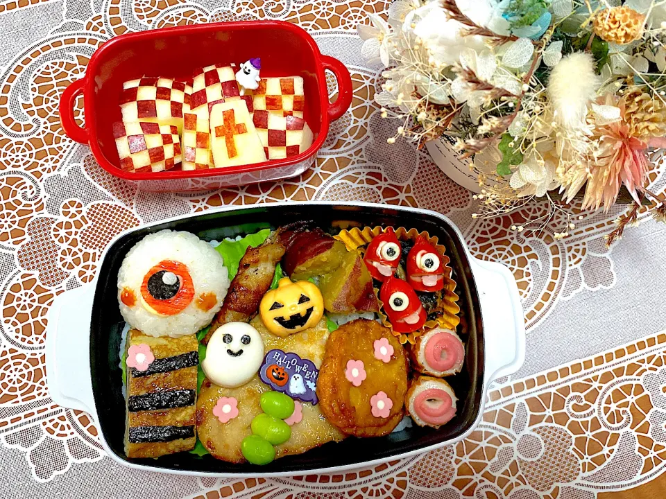 2022.10.14は目玉のオヤジのハロウィン弁当⭐️|makoさん