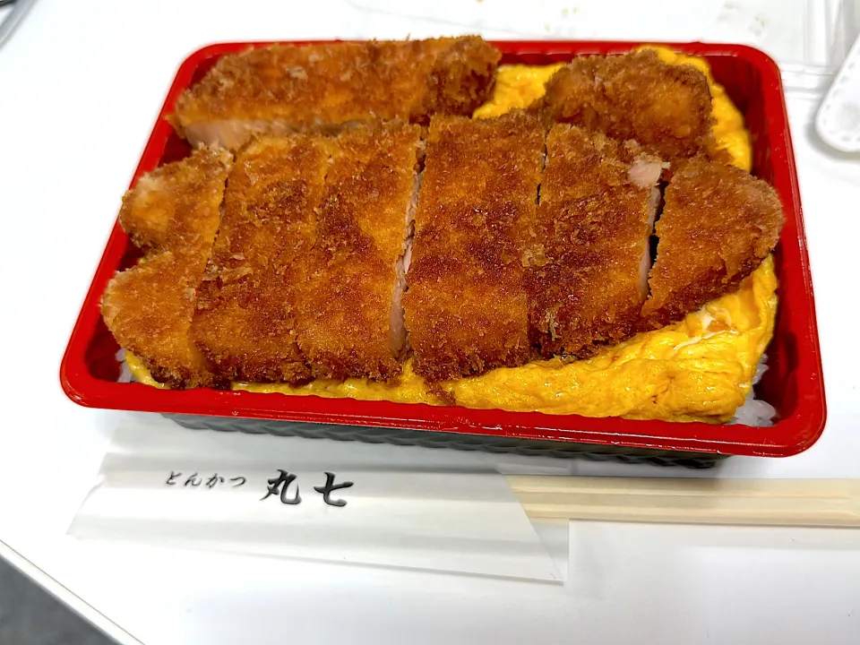 丸七 焼きカツ丼 並 大盛|スーケーさん