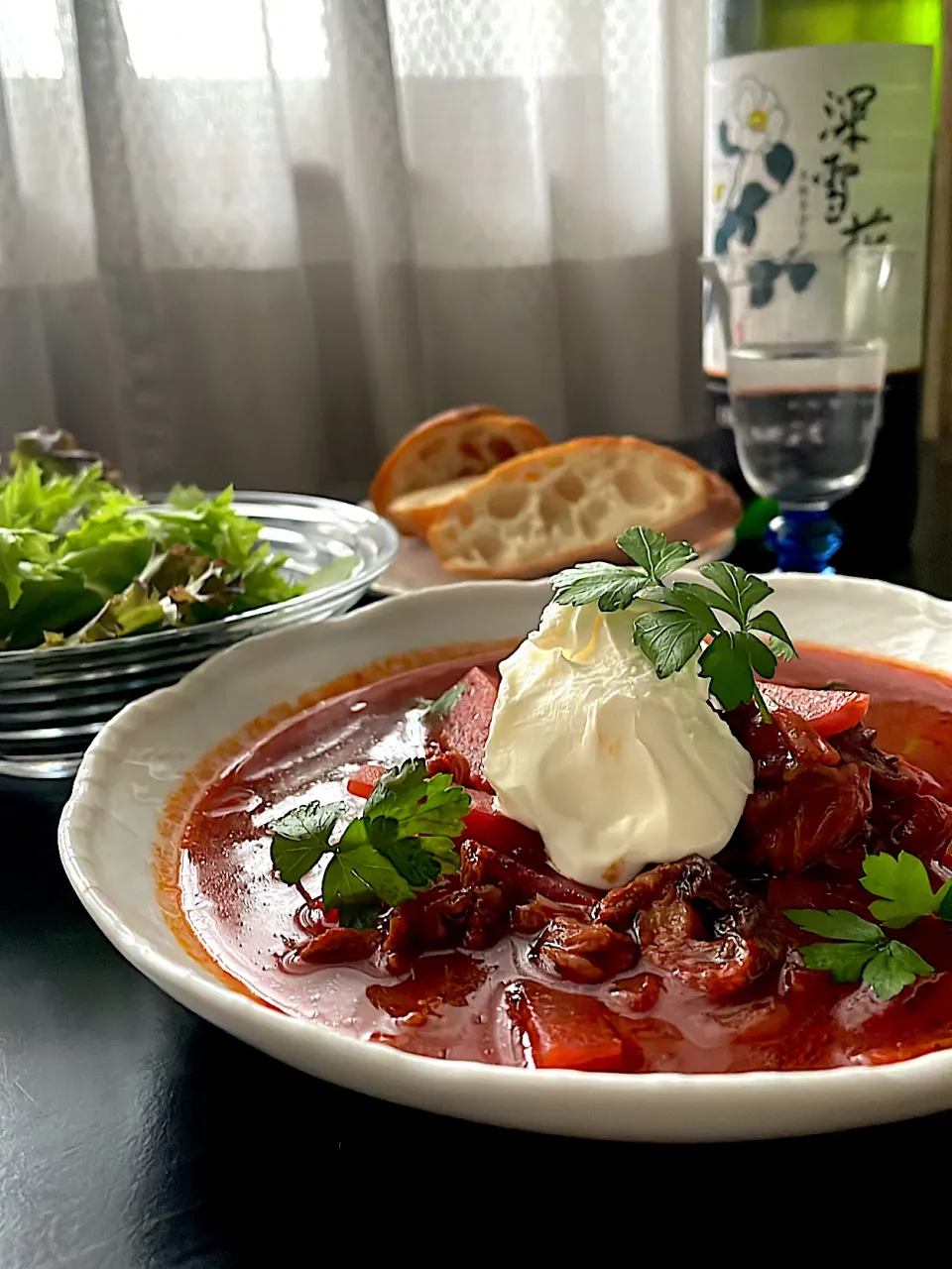 🇺🇦ウクライナ料理 ボルシチ🍴|とんちんさん