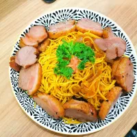 Snapdishの料理写真:Mentaiko Spaghetti with Duck Breast|Trace Vongさん