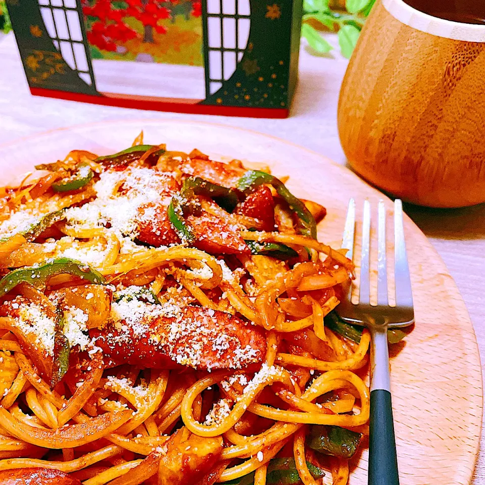 ごく普通のナポリタン🍝😋|Sの食卓さん