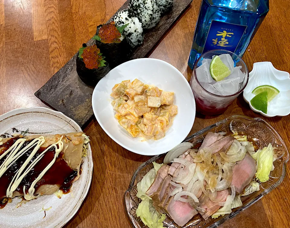 Snapdishの料理写真:週末　本日も冷蔵庫・冷蔵庫整理晩ご飯|sakuramochiさん