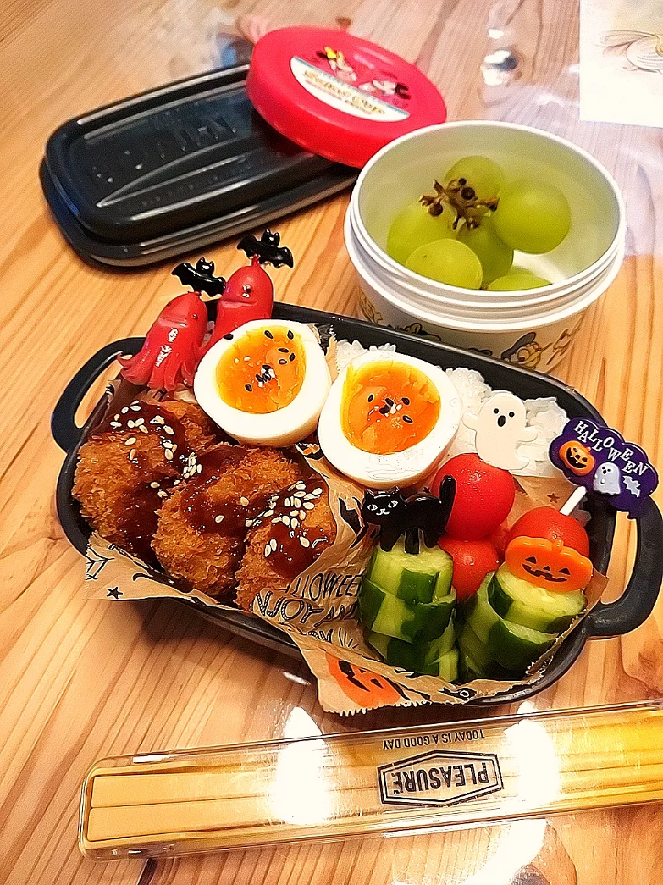 Snapdishの料理写真:2022.10.15 娘弁当🍱|あずきラテさん