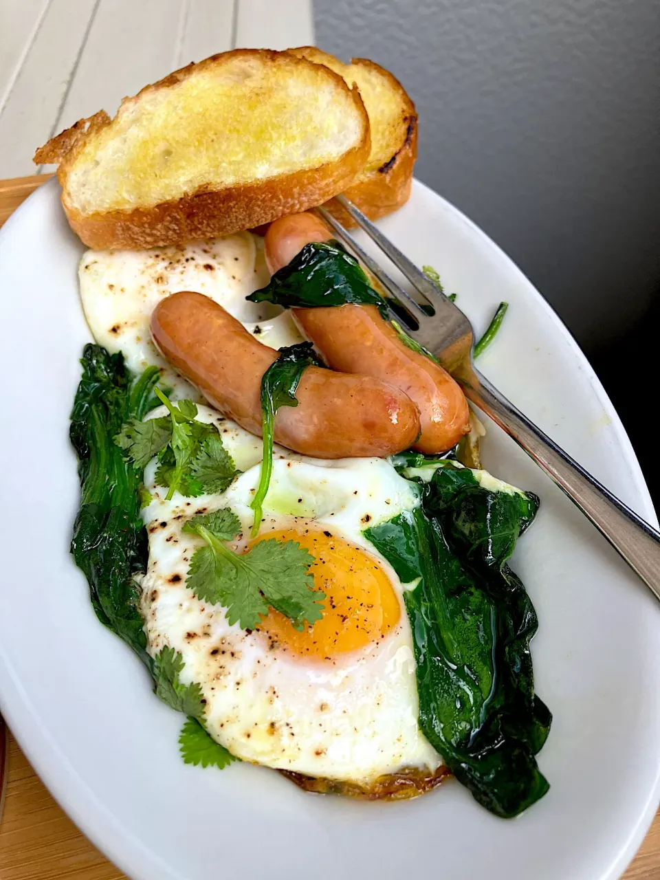 ベランダで朝ごはんみたいなランチ|きょうさん