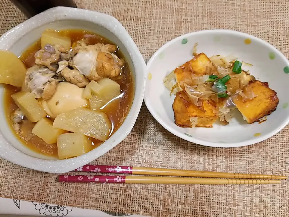 Snapdishの料理写真:手羽元と大根の煮物|shinさん