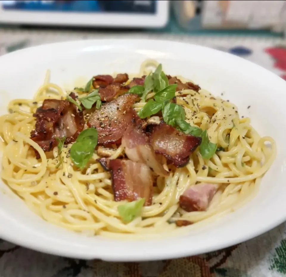 夕食はカルボナーラです。|Katsuraさん