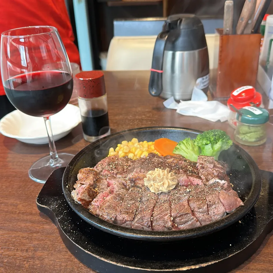 ＃昼ステ　＃朝ラーからの　ワイルドステーキ450g ＃いきなりステーキ綱島店|Hajime Sakaiさん