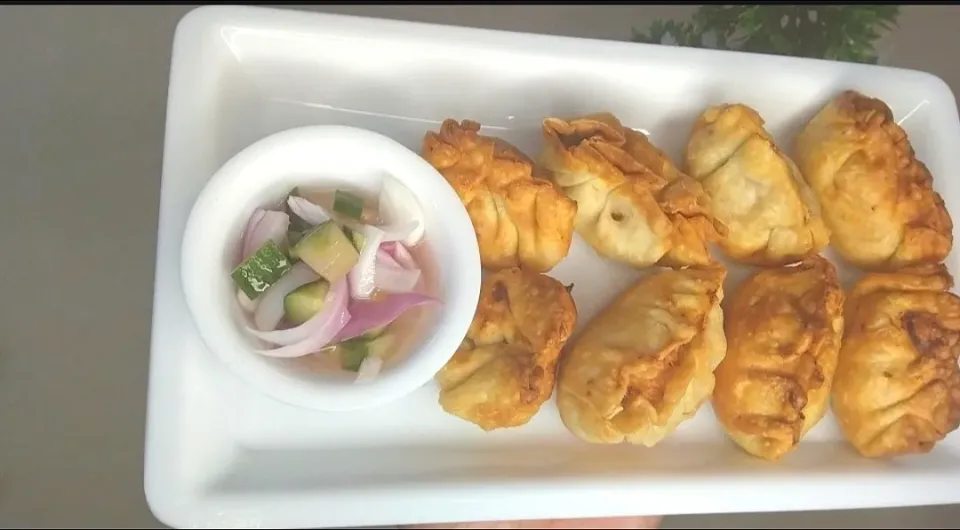 Deep fried dumplings 😋|Mrs.Tandoori Channelさん