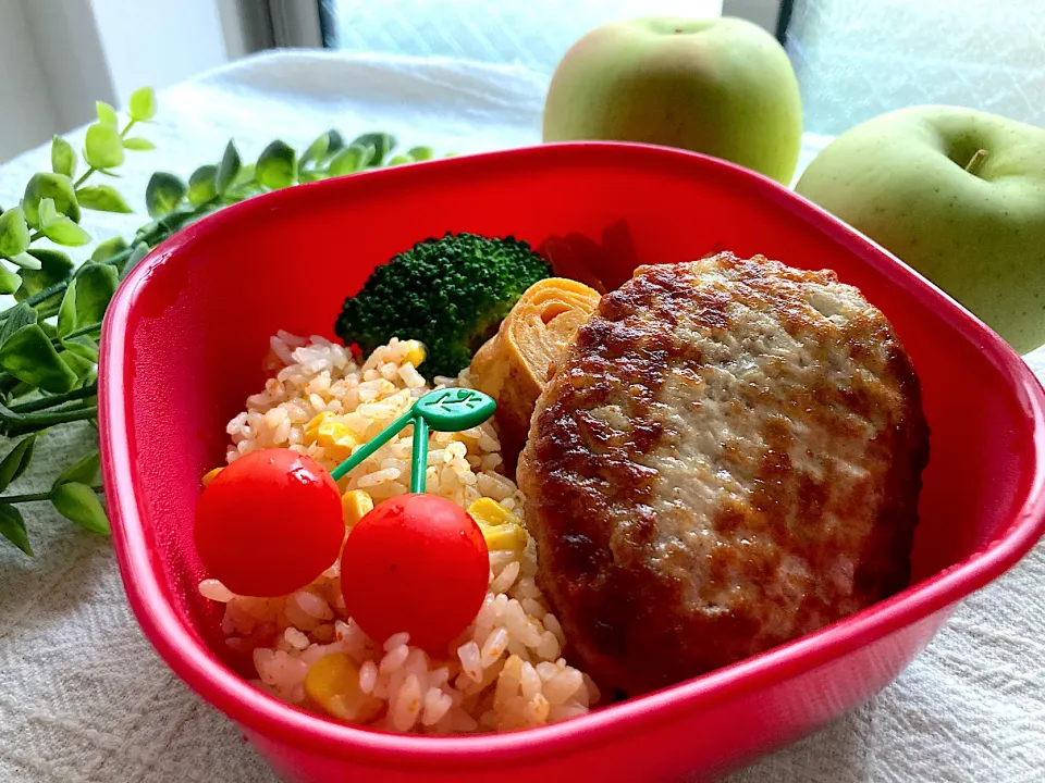 Snapdishの料理写真:＊娘ちゃんの部活弁当🍒＊|＊抹茶＊さん