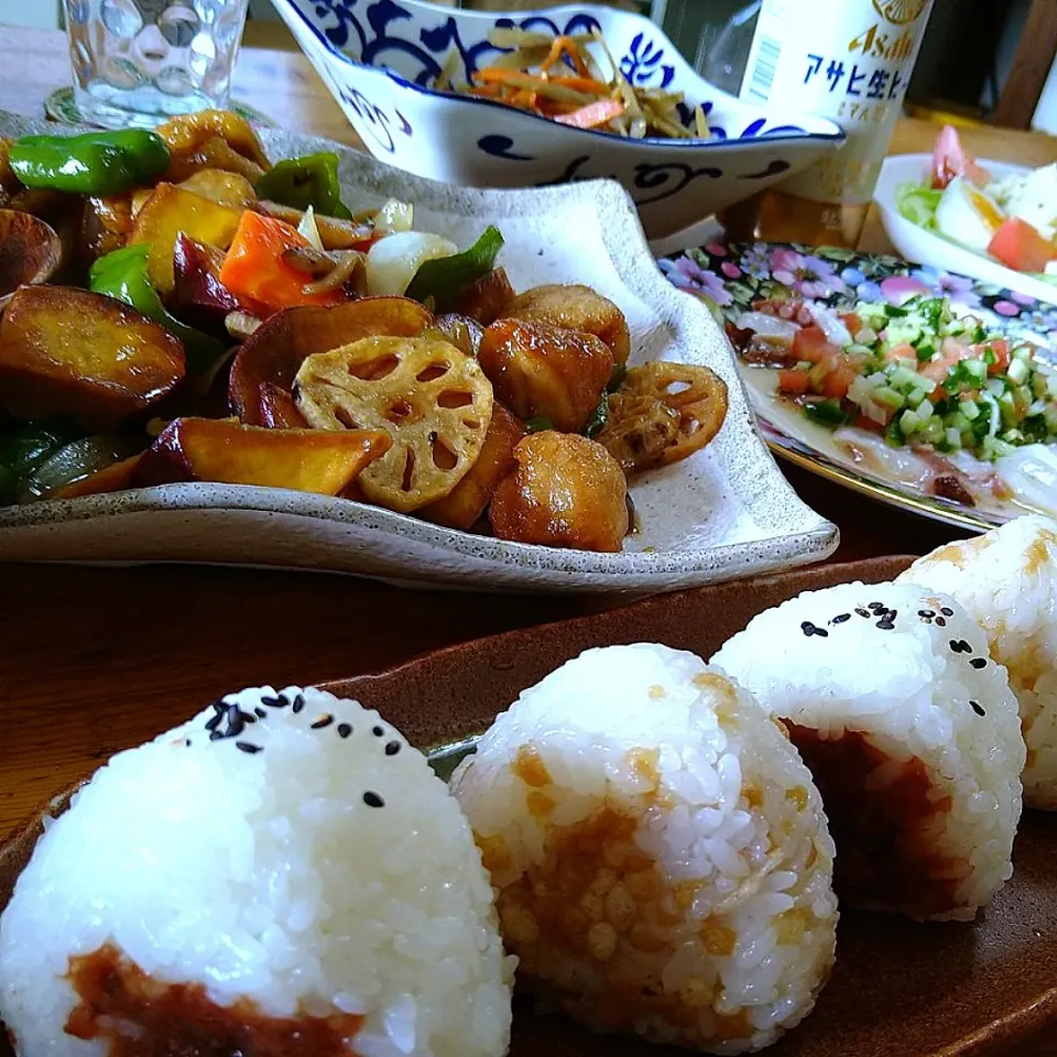 田舎風お惣菜で家飲み🍻〜|とまと🍅さん