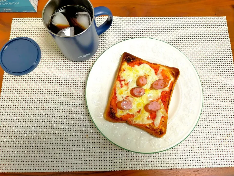 ピザトーストモーニングコーヒー|ねねパパさん