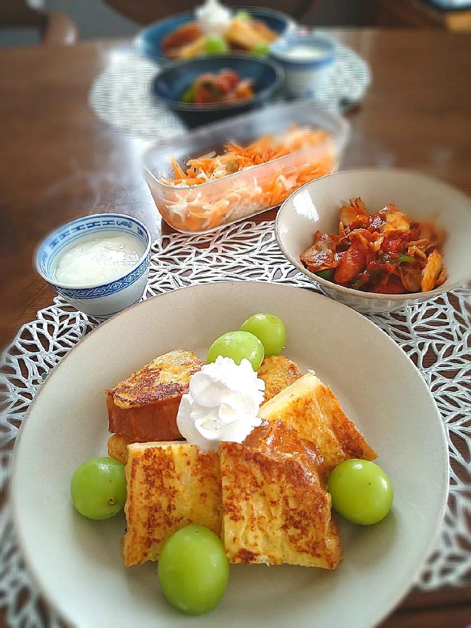 昨日の朝ごはん🌅！|まめころさん