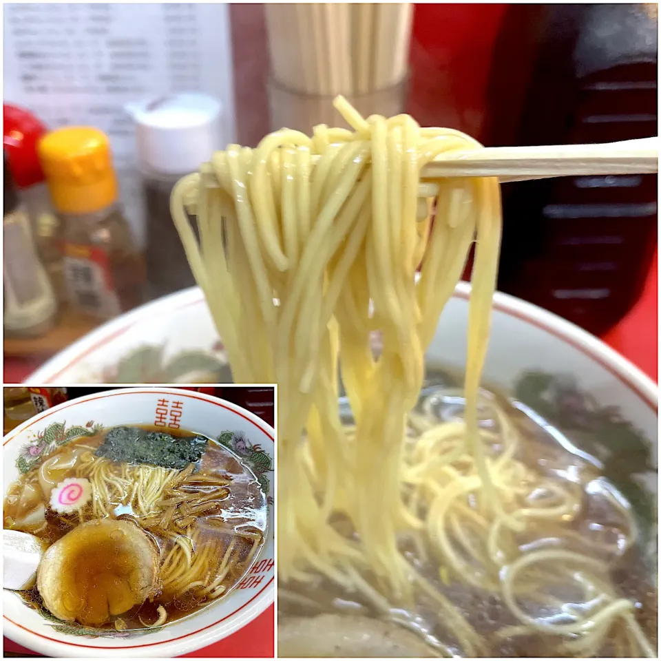 ワンタン麺@健楽(月島)|塩豚骨さん