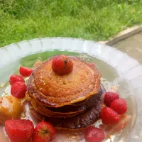 Snapdishの料理写真:Banana Oat Pancakes|Jejeさん