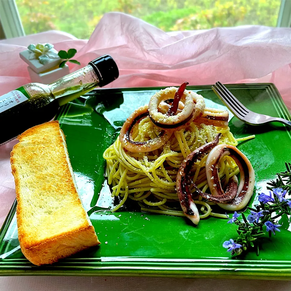 🌱ジェノベーゼパスタ🦑|サミカさん