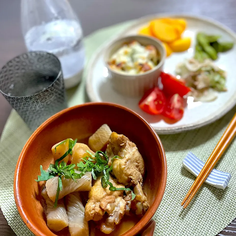 10/17晩ご飯：手羽元のさっぱり煮|ななみんさん