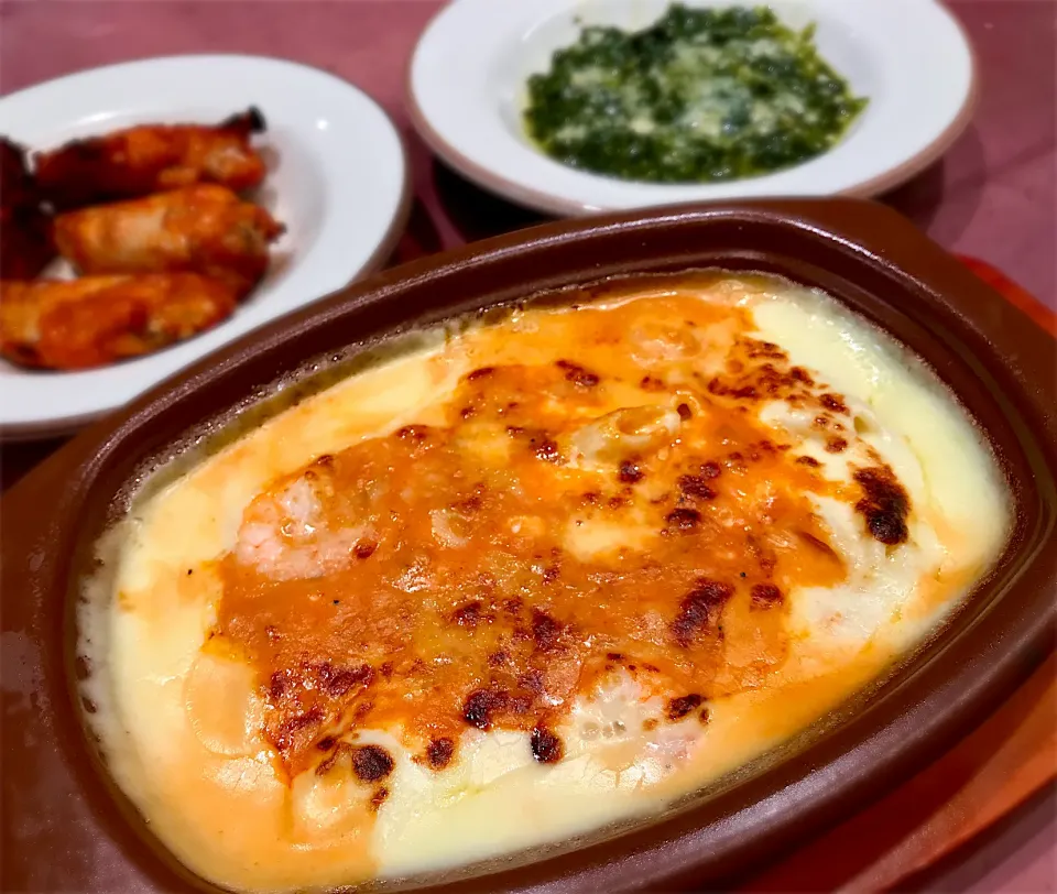 Creamy Shrimp Gratin ＠Saizeriya|toshi,I🍴さん