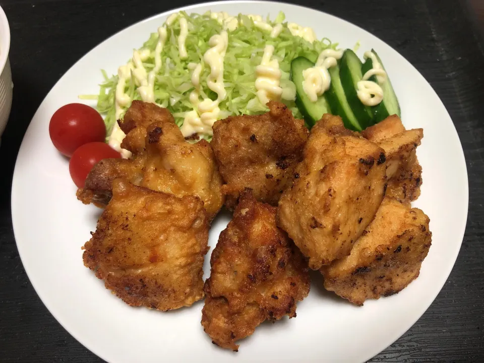 鶏の唐揚げ🐔|まちゃさん