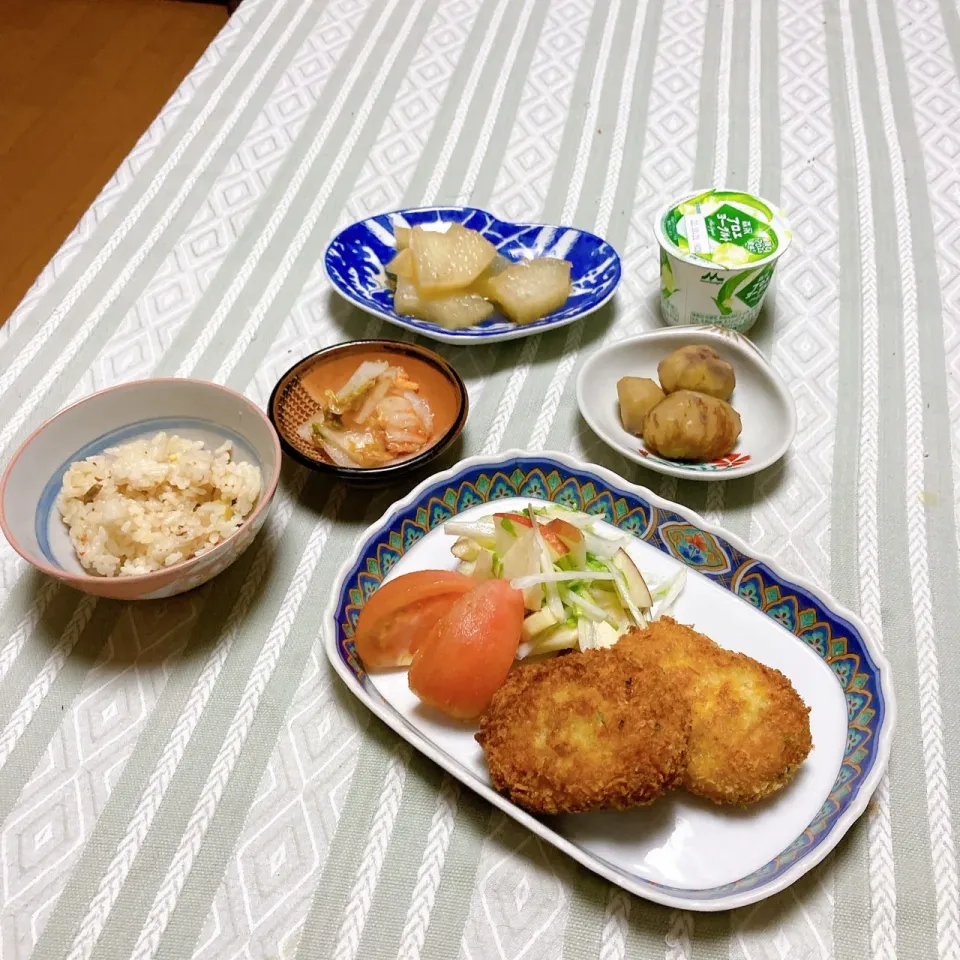 grandmaの晩ごはん☆かぼちゃとおからのコロッケ|kaoriさん